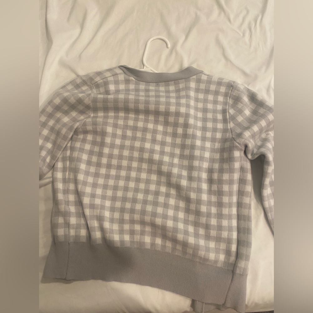 Checkered Cardigan - Picture 2 of 2
